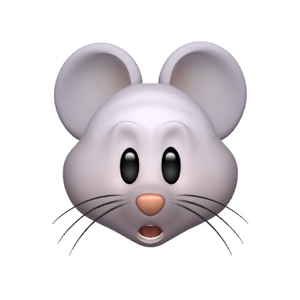 Mouse Surprised Animoji
