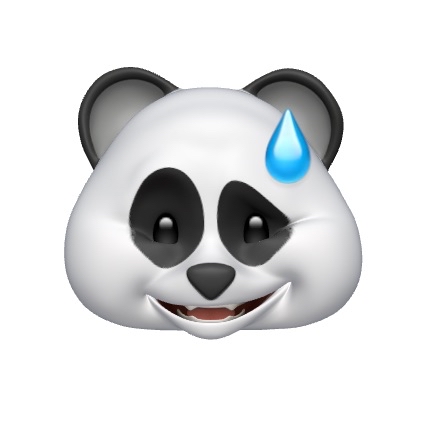 Panda Relief Animoji
