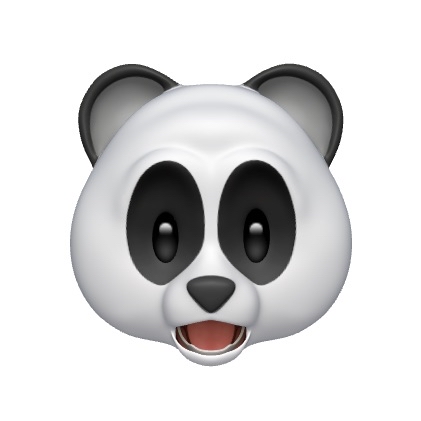 Panda Surprised Animoji