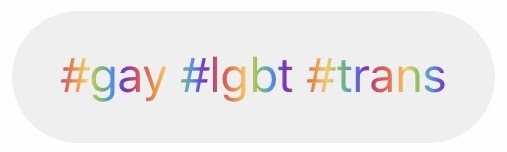 Instagram Rainbow Pride Month Hashtags #gay #lgbt #trans