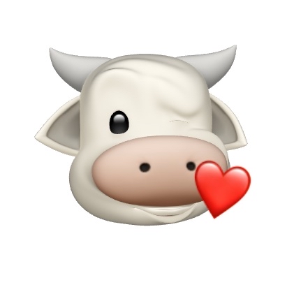 Cow Kiss Animoji