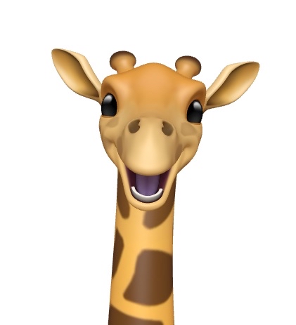 Giraffe Happy Animoji