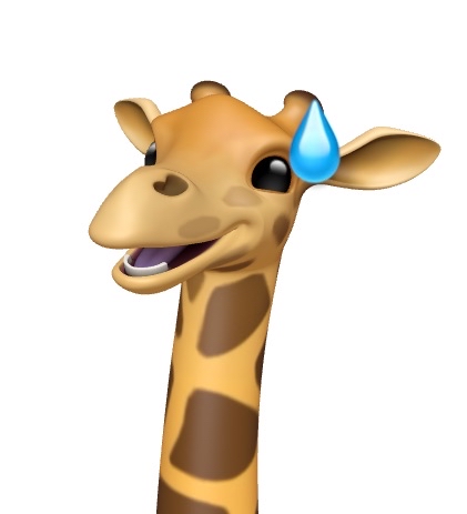 Giraffe Relief Animoji