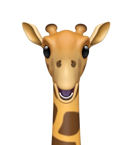 Giraffe Surprised Animoji