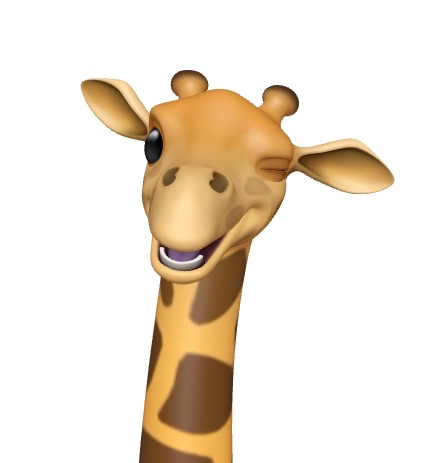 Giraffe Wink Animoji
