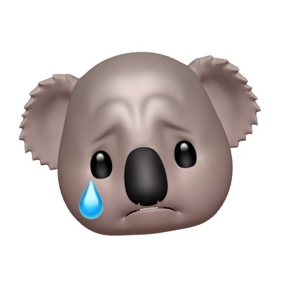 Koala Cry Animoji