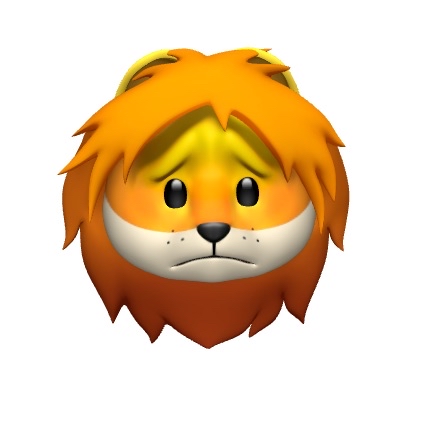 Lion Sad Animoji
