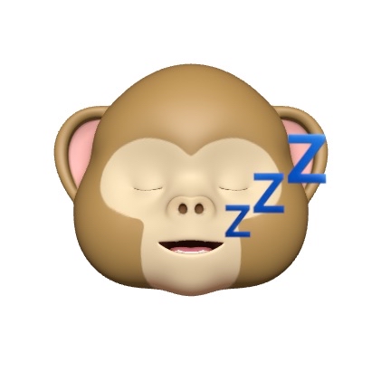 Monkey Sleep Animoji