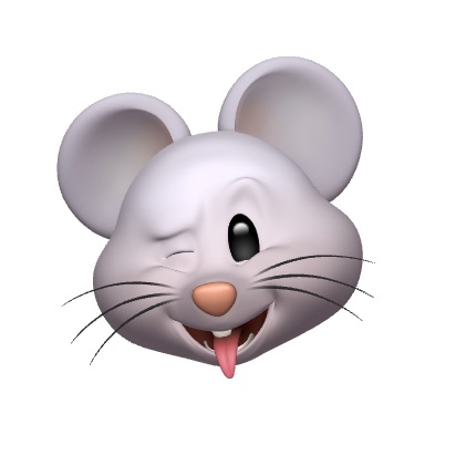 Mouse Silly Animoji