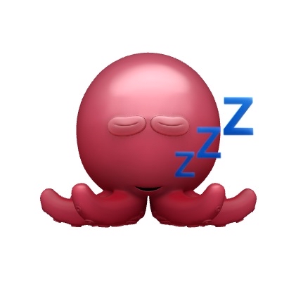 Octopus Sleep Animoji