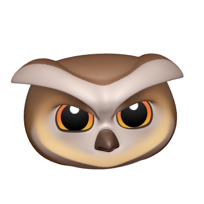 Owl Angry Animoji