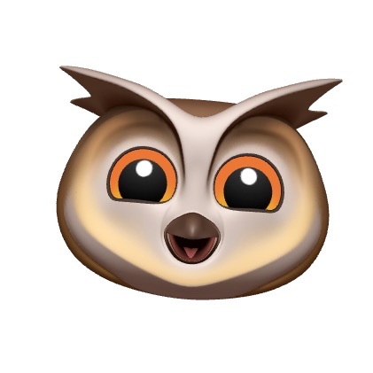 Owl Happy Animoji