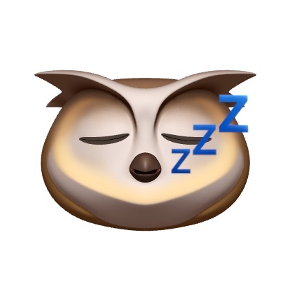 Owl Sleep Animoji