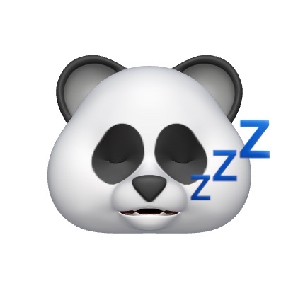 Panda Sleep Animoji