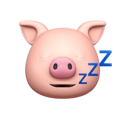Pig Sleep Animoji