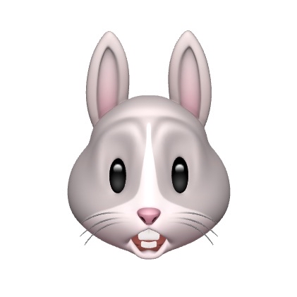 Rabbit Surprised Animoji