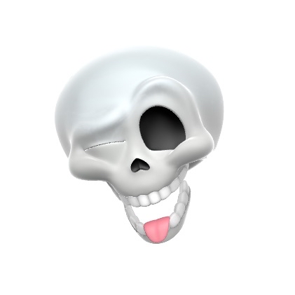 Skull Silly Animoji