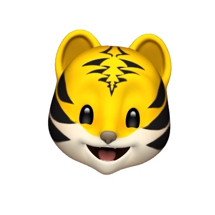 Tiger Happy Animoji