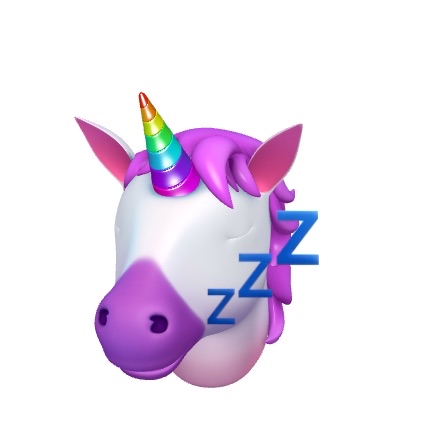 Unicorn Sleep Animoji
