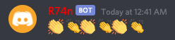 Discord emojis and native Apple emojis side-by-side