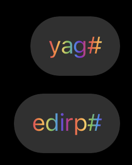 Flipped Instagram Rainbow Pride Month Hashtags #gay #pride
